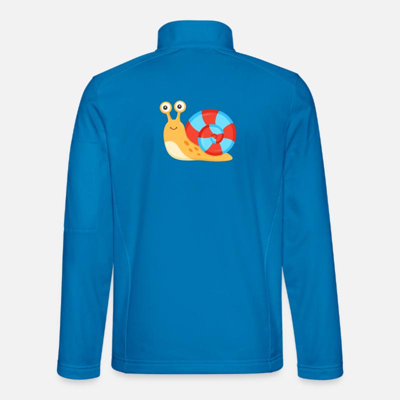 Lumaca Buffa - Giacca softshell unisex - celeste
