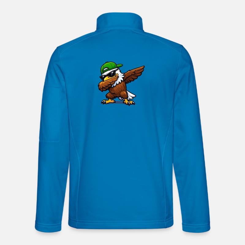 Dabbing Eagle - Unisex Softshelljacke - Lichtblau