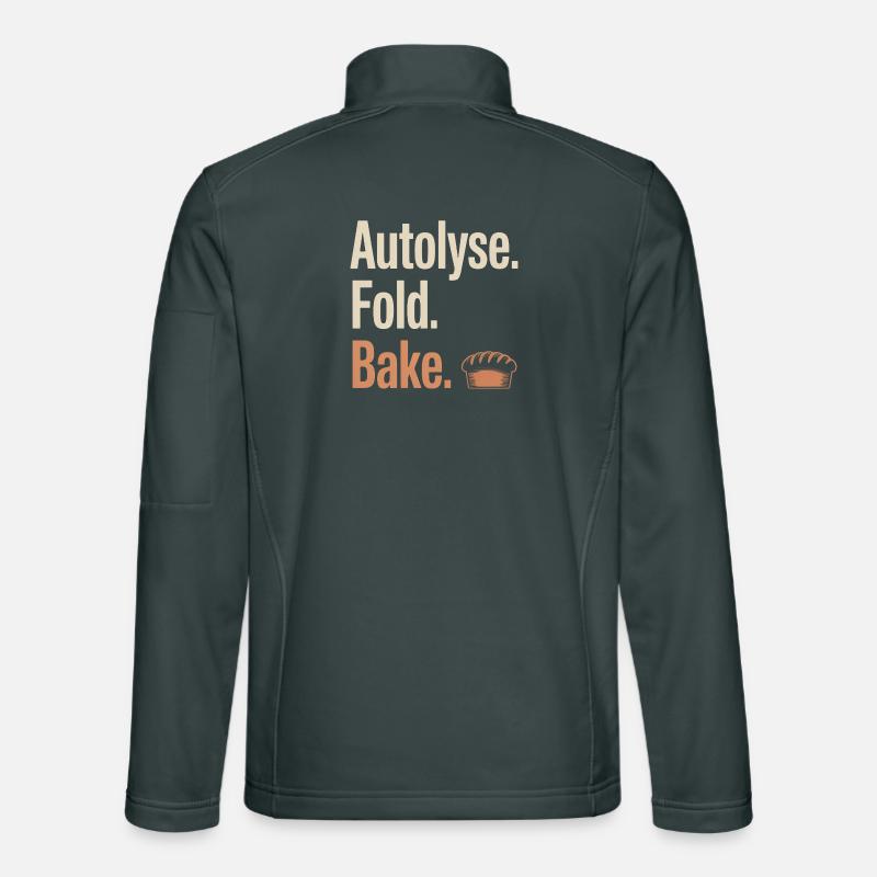 Autolyse Fold Bake Bread Unisex Softshell Jacket
