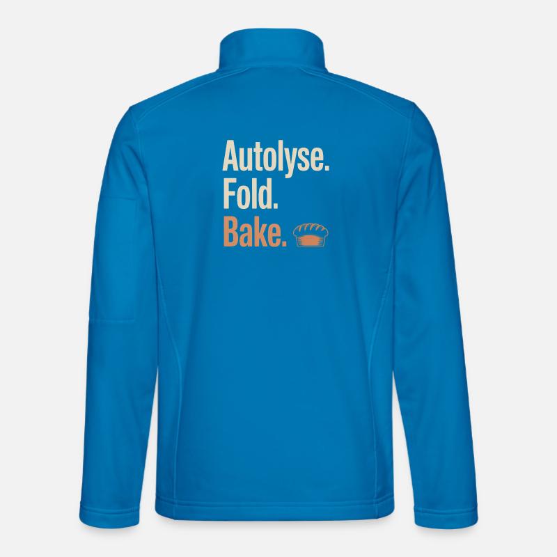 Autolyse Fold Backbrot - Unisex Softshelljacke - Lichtblau