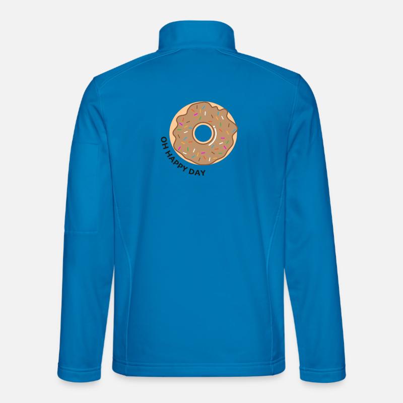 Donut Oh Happy Day - Unisex Softshelljacke - Lichtblau
