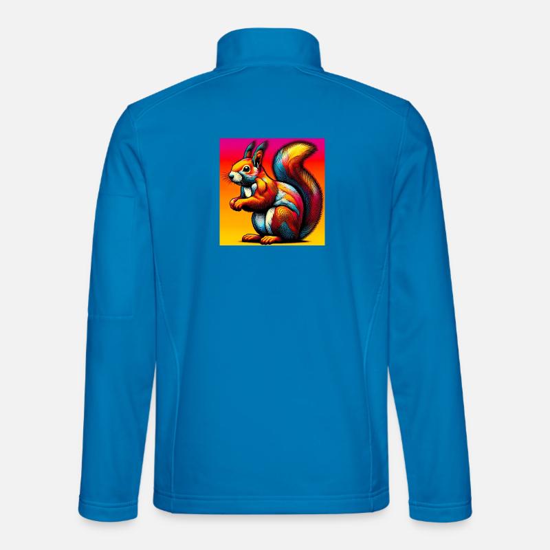 Eichhörnchen - Unisex Softshelljacke - Lichtblau