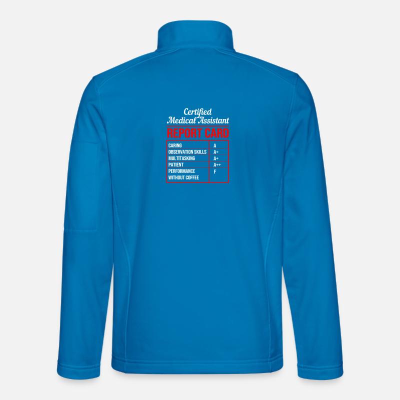 Medicinsk assistent MFA - Softshelljacka unisex - ljusblå