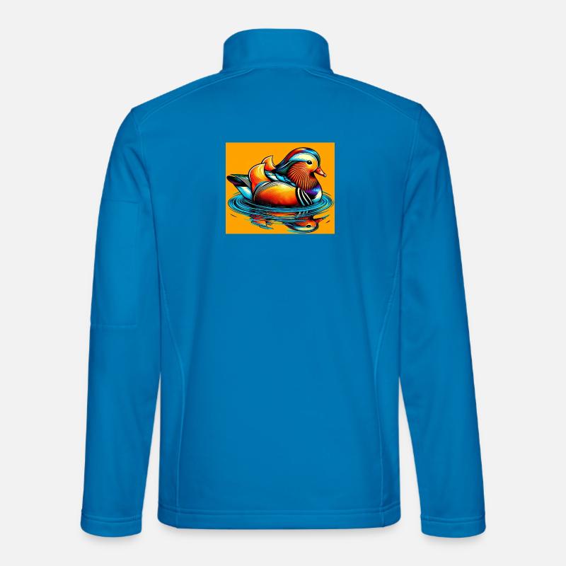 Mandarinente - Unisex Softshelljacke - Lichtblau