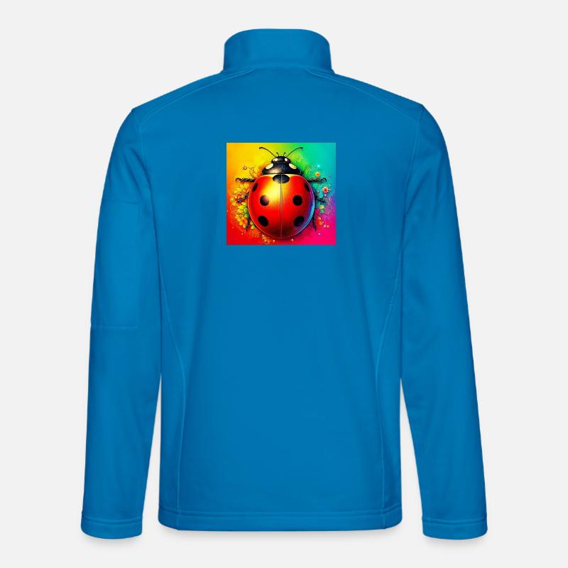 Marienkäfer - Unisex Softshelljacke - Lichtblau