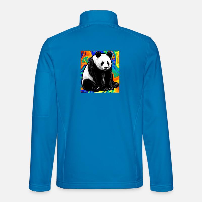 Panda - Unisex Softshelljacke - Lichtblau