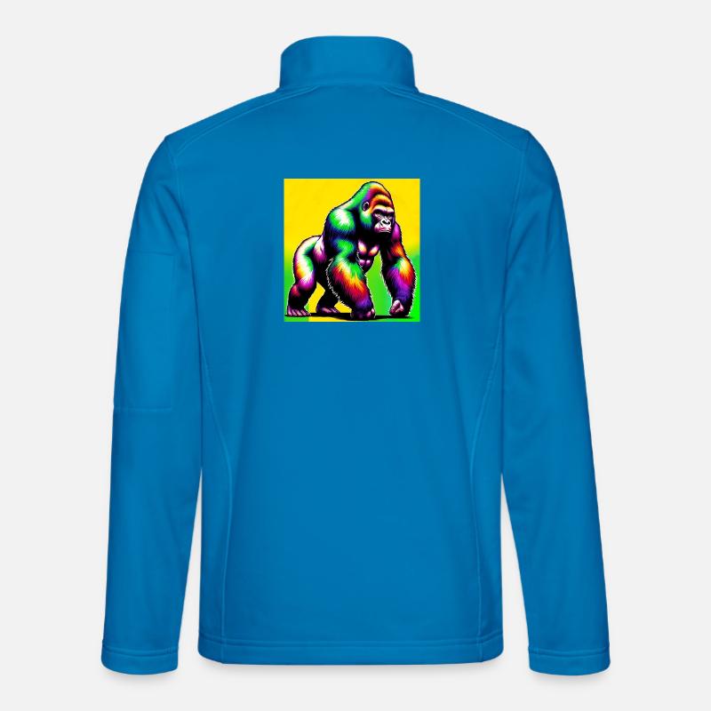 Gorilla - Unisex Softshelljacke - Lichtblau