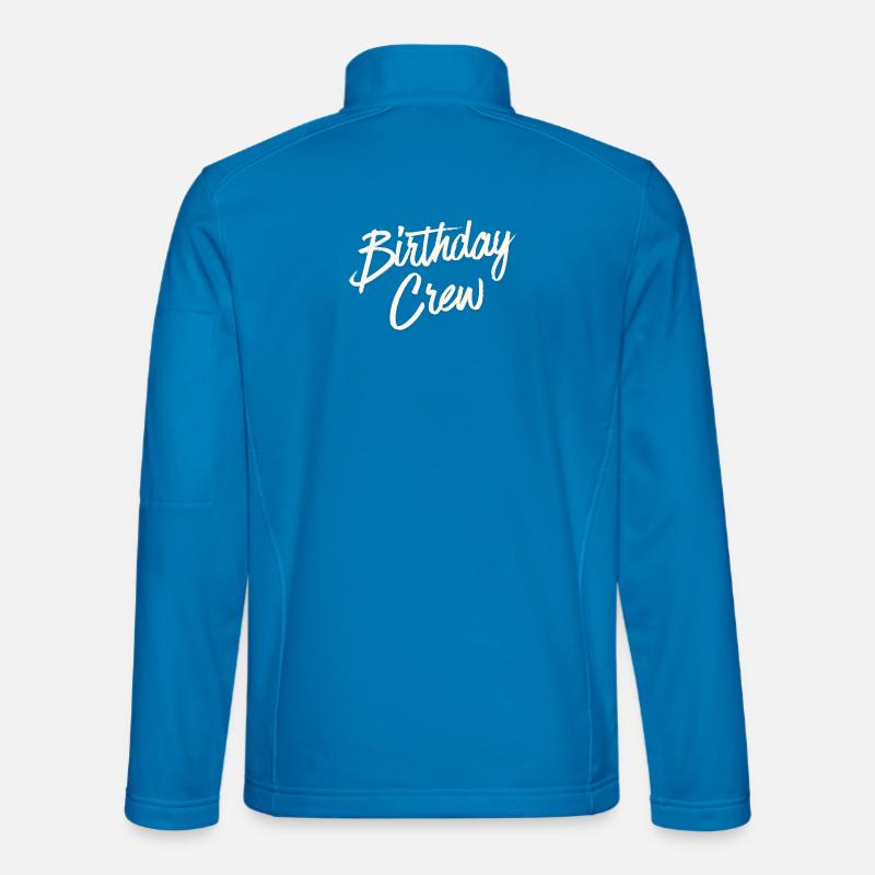 Birthday Crew - Unisex Softshelljacke - Lichtblau