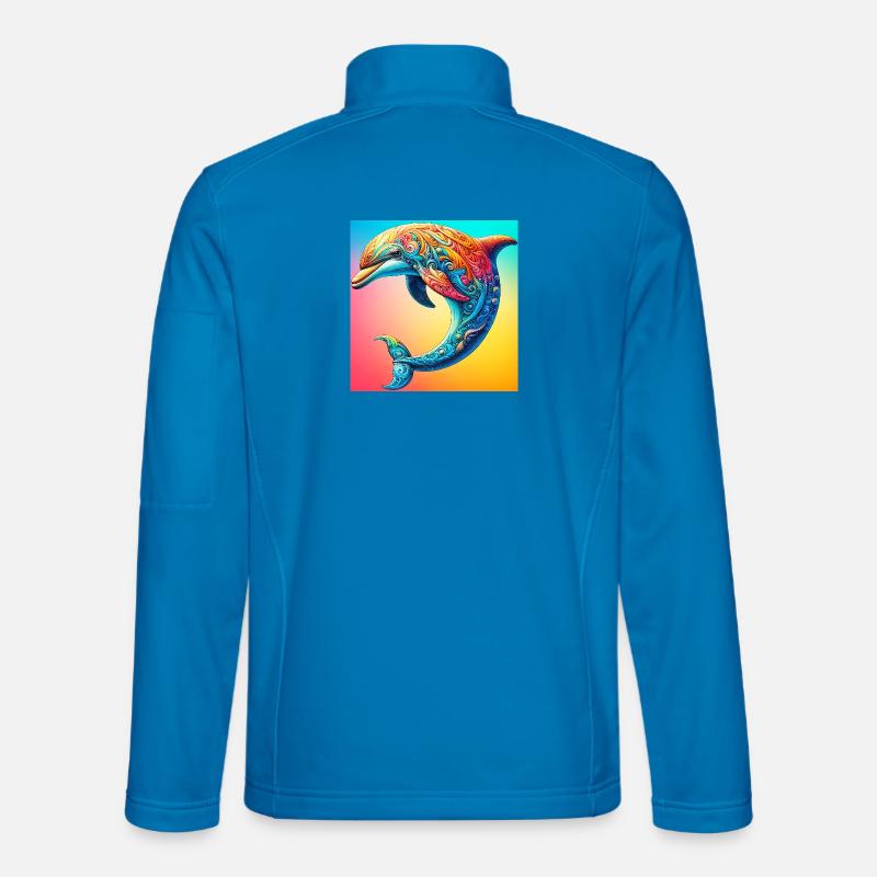 dolphin - Unisex Softshell Jacket - light blue