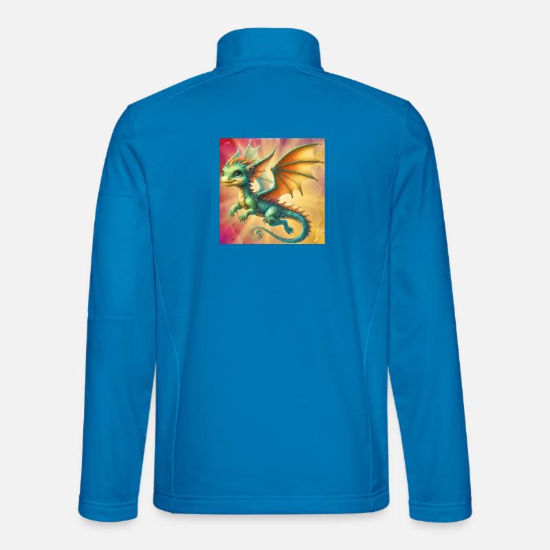 dragon - Unisex Softshell Jacket - light blue