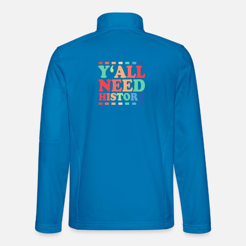 History Historian Historical - Unisex Softshell Jacket - light blue