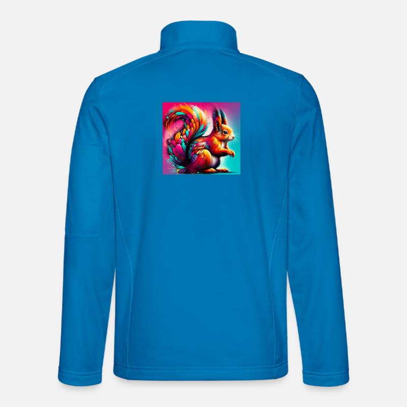 squirrel - Unisex Softshell Jacket - light blue
