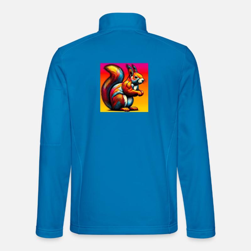 squirrel - Unisex Softshell Jacket - light blue