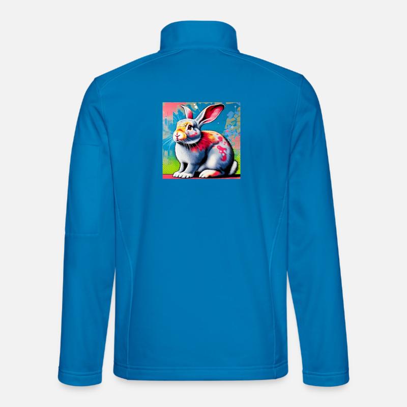 rabbit - Unisex Softshell Jacket - light blue