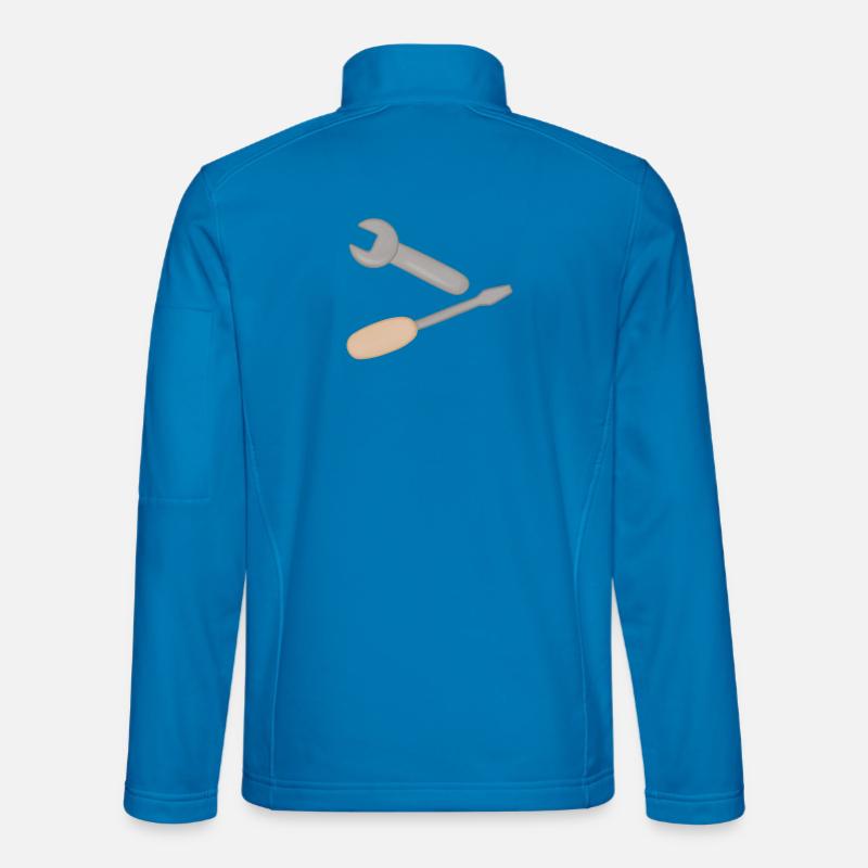 Tool duo: wrench & screwdriver Unisex Softshell Jacket