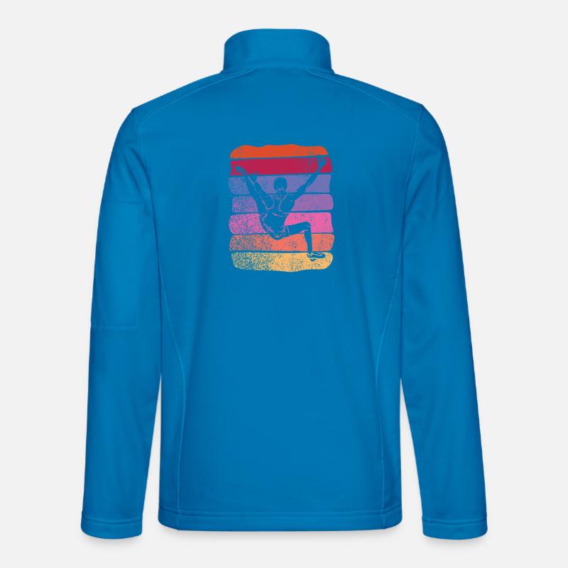 Boulderer Boulder Bouldern - Unisex Softshelljacke - Lichtblau