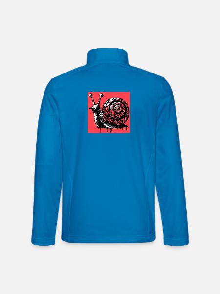 Snail - Unisex Softshell Jacket - light blue