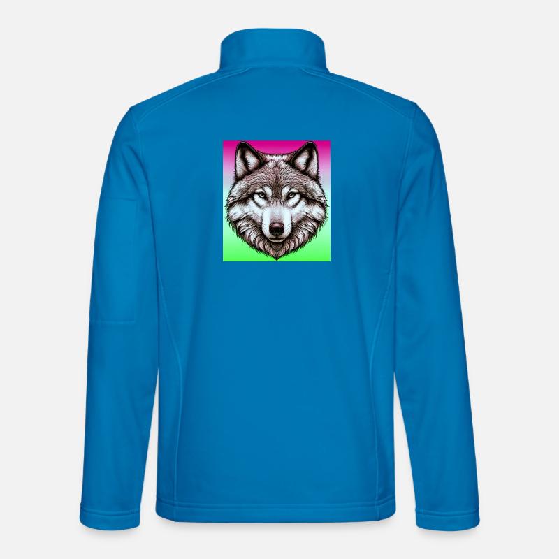 Wolf - Unisex Softshelljacke - Lichtblau