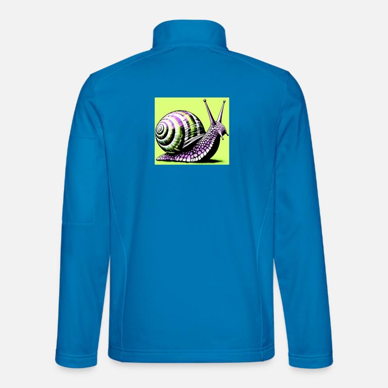 Snail - Unisex Softshell Jacket - light blue