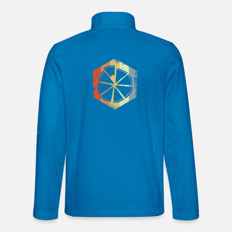 Classic pizza - Unisex Softshell Jacket - light blue