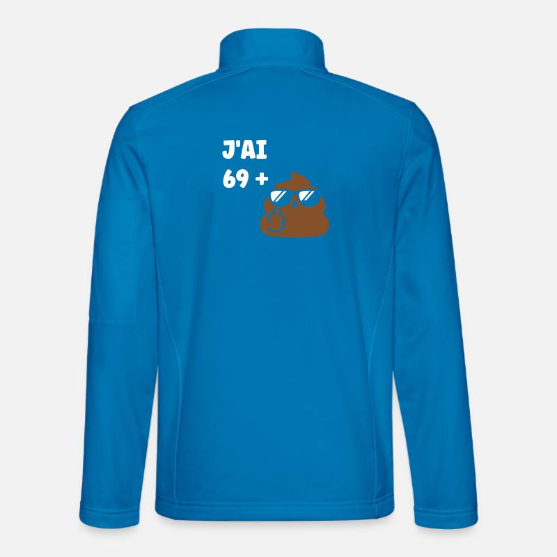 69 plus 1 - Unisex Softshelljacke - Lichtblau