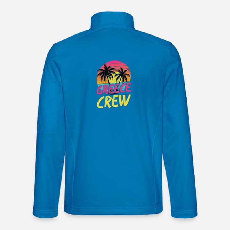 Greece Crew - Unisex Softshell Jacket - light blue