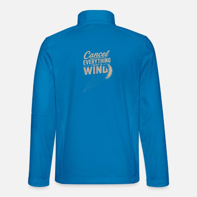 Windspruch Grafik: Cancel Everything Wind Unisex Softshelljacke