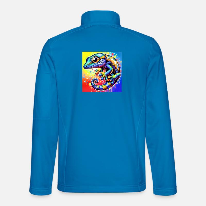 Gecko - Unisex Softshelljacke - Lichtblau