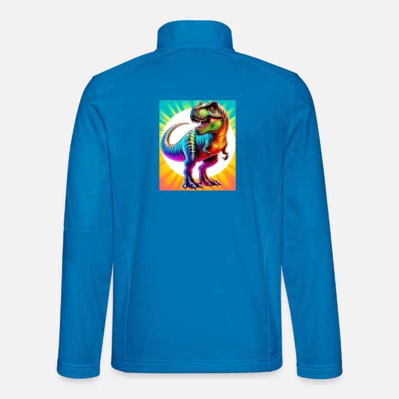 dinosaur - Unisex Softshell Jacket - light blue