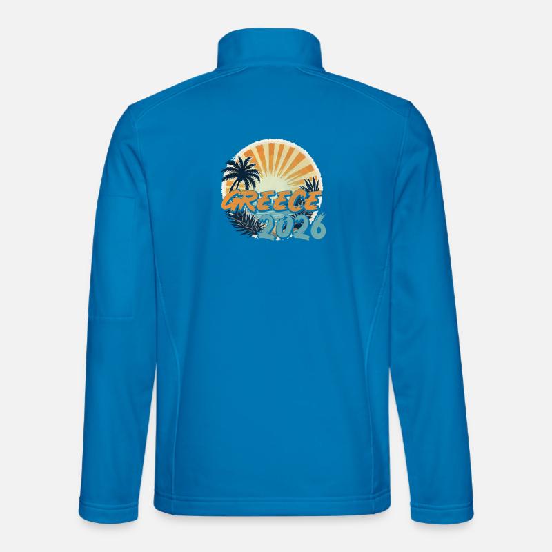 Greece 2026 - Unisex Softshelljacke - Lichtblau