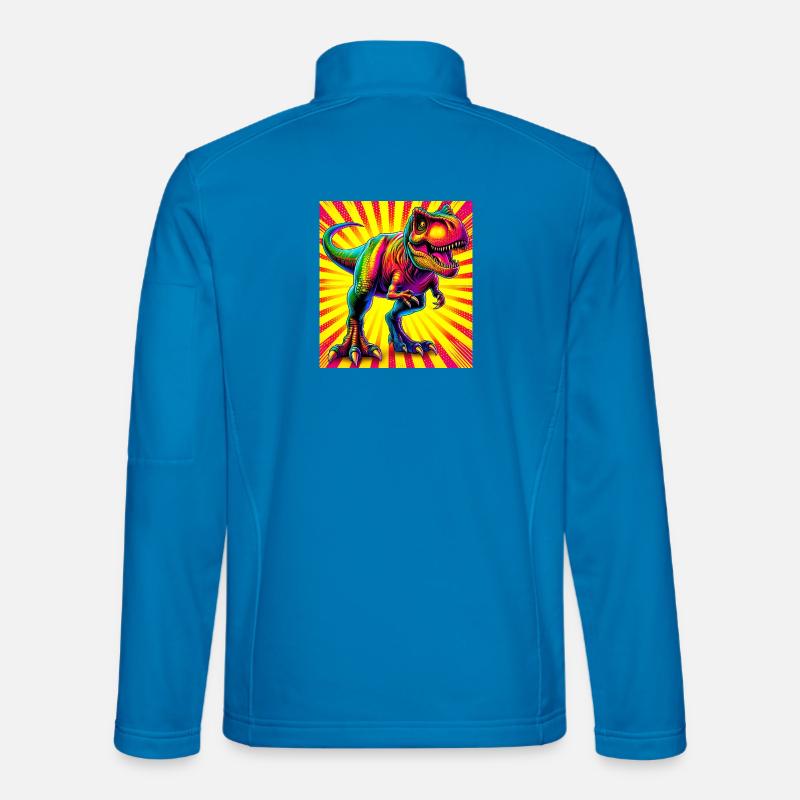 dinosaur - Unisex Softshell Jacket - light blue