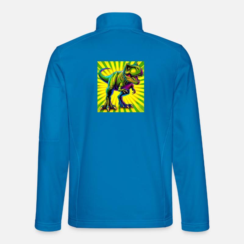 dinosaur - Unisex Softshell Jacket - light blue