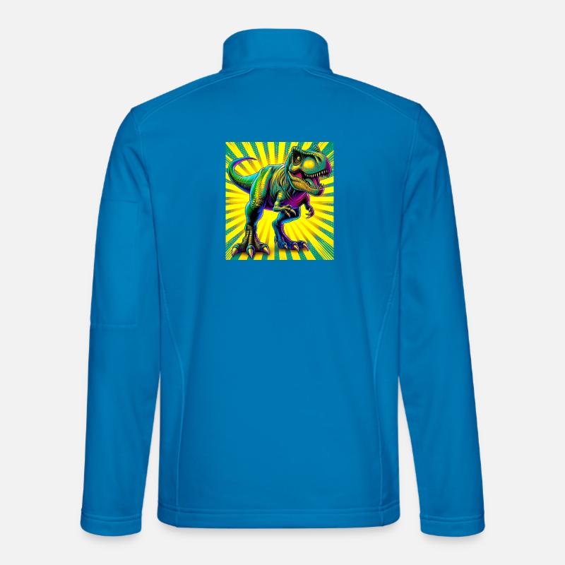 Dinosaurier - Unisex Softshelljacke - Lichtblau