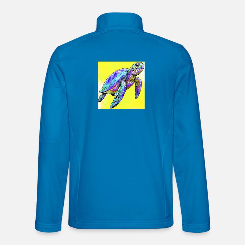 turtle - Unisex Softshell Jacket - light blue