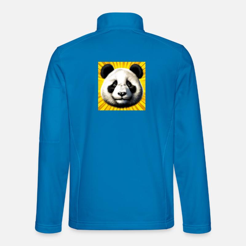 panda - Unisex Softshell Jacket - light blue