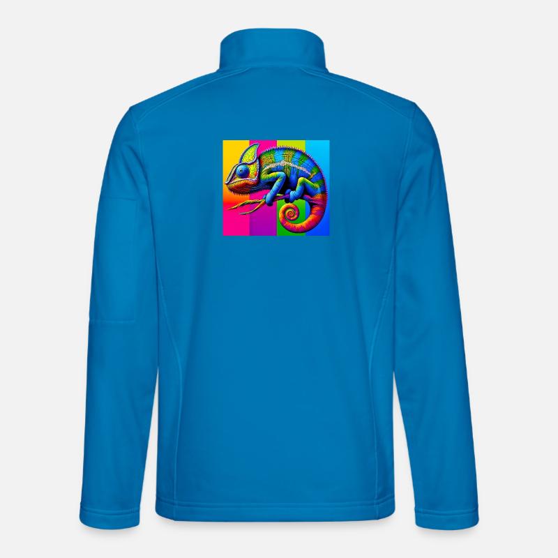 Chamäleon - Unisex Softshelljacke - Lichtblau