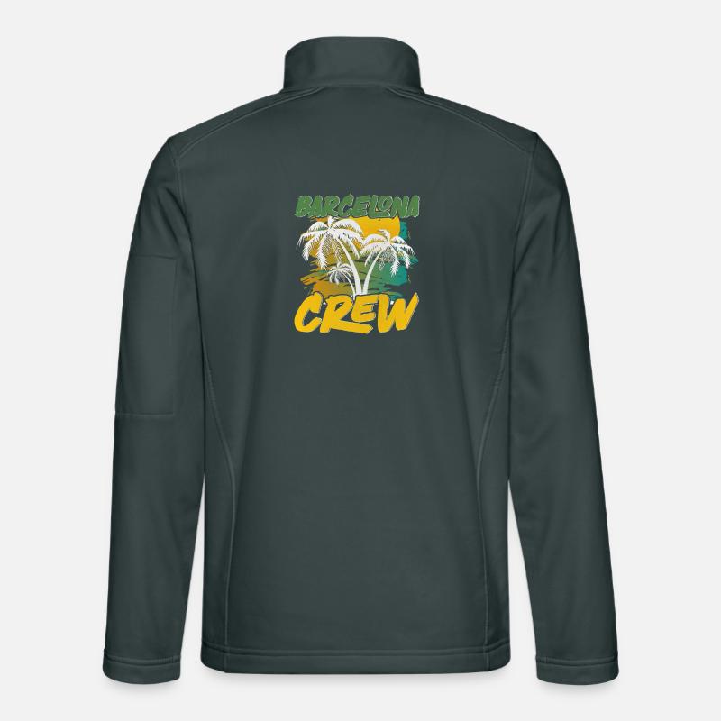 Barcelone Crew Veste en tissu softshell Unisexe