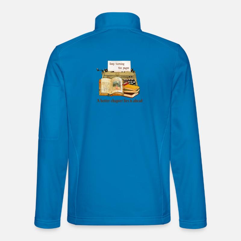 Keep Turning The Pages  Unisex Softshell Jacket