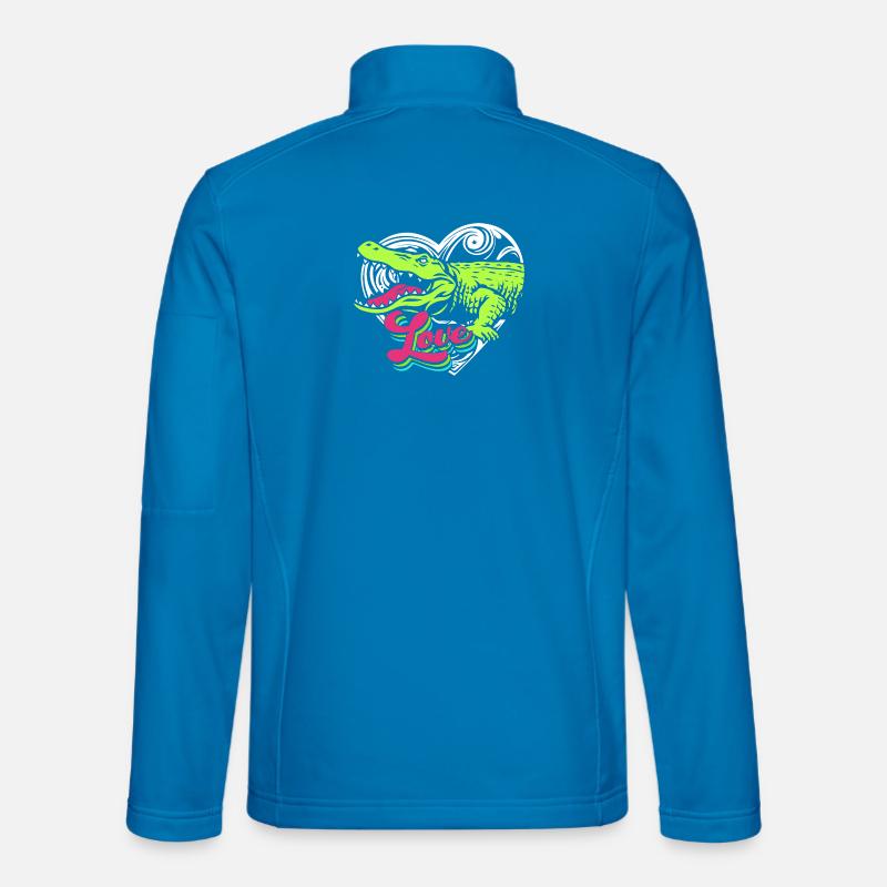 Crocodile Hunting - Unisex Softshell Jacket - light blue