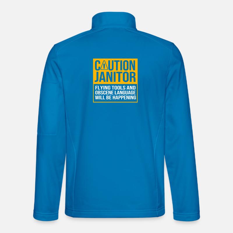 Hausmeister - Unisex Softshelljacke - Lichtblau