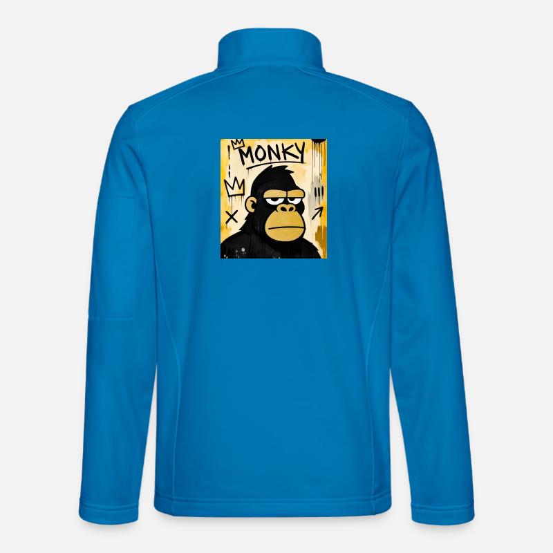 Monky Graffiti Ape Veste en tissu softshell Unisexe