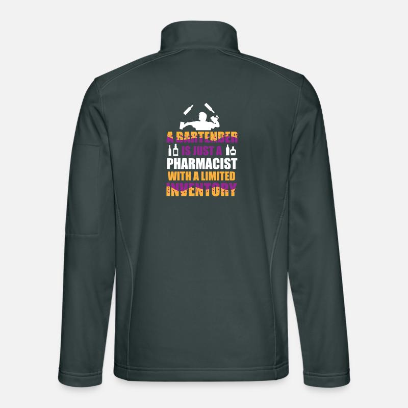 Barkeeper Kellner bartender Barmann Unisex Softshelljacke