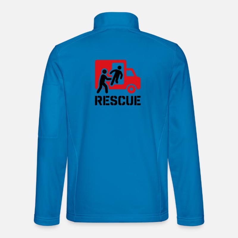 Rescue Rescue Service Operations - Unisex Softshell Jacket - light blue