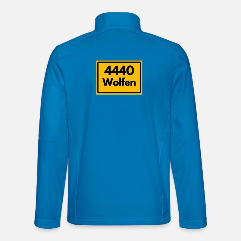 ALTE POSTLEITZAHL PLZ 4440 WOLFEN HEIMATSTOLZ Unisex Softshelljacke