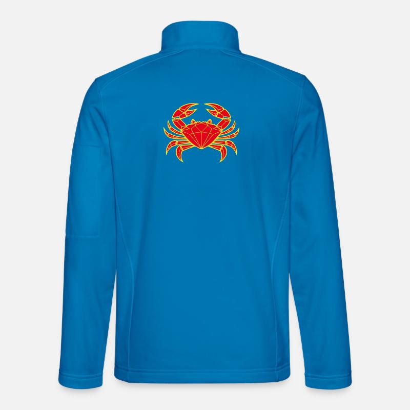 Krebs – Schutz & Stärke - Unisex Softshelljacke - Lichtblau