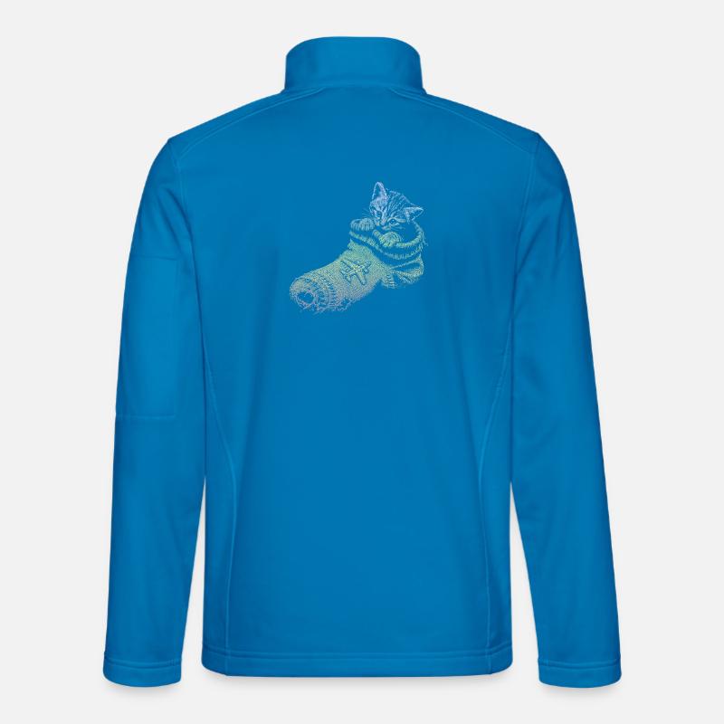 kitten - Unisex Softshell Jacket - light blue