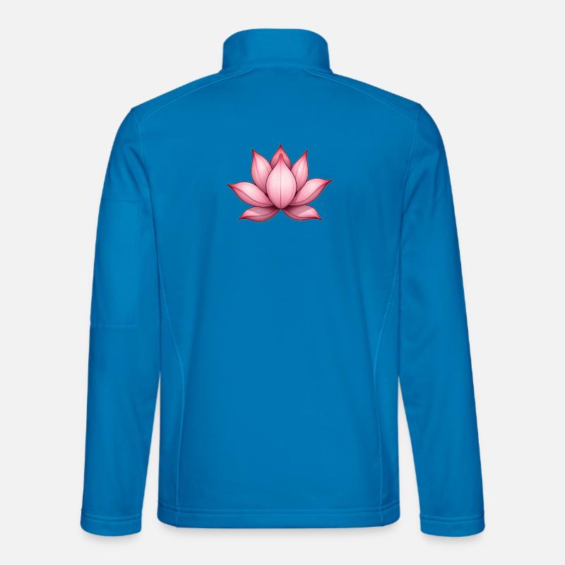 Lotus Flower Water Lily - Unisex Softshell Jacket - light blue