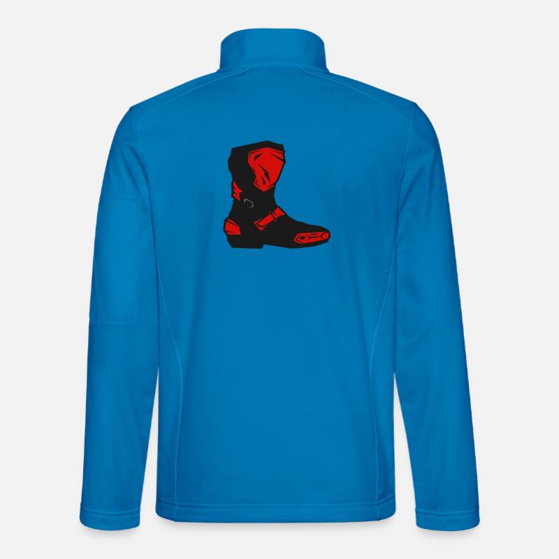 Motorcycle Boots Racing Shoe - Unisex Softshell Jacket - light blue