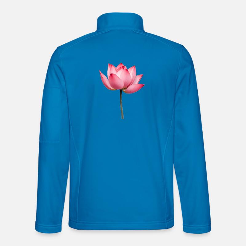 Lotusblume Seerose - Unisex Softshelljacke - Lichtblau