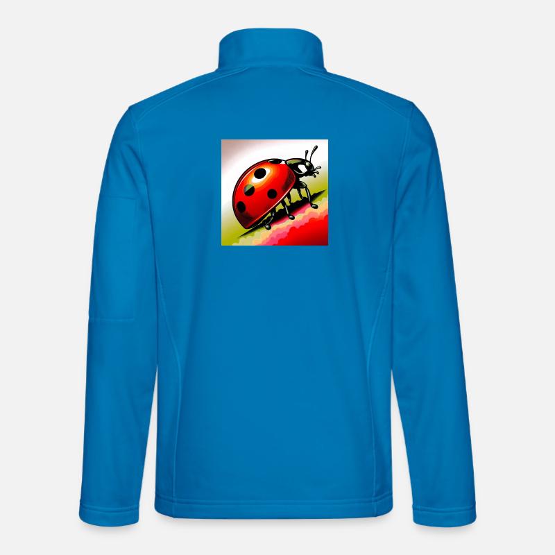 Marienkäfer - Unisex Softshelljacke - Lichtblau